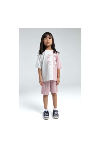 U.S. Polo Assn. Kız Garson Bermuda Takım - Soft Pembe Soft Pembe