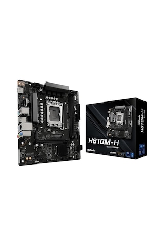 Asrock H810m-h Lga1851 Ddr5 6400mhz+ Oc Matx Gaming Oyuncu Aaaa18asr0004