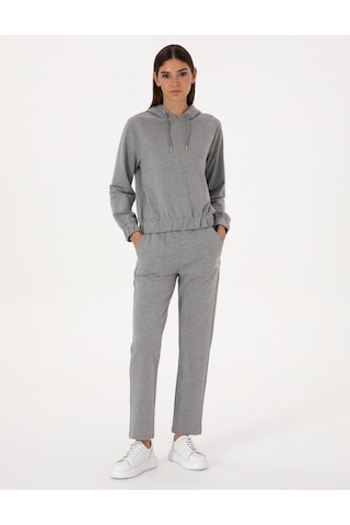 Pierre Cardin Gri Melanj Kargo Fit Eşofman Altı 50312233-vr086