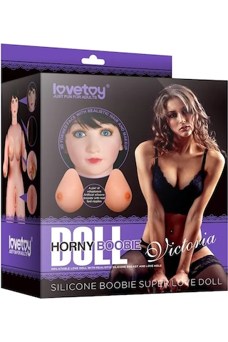 Zaga Oyun 3D Kafa Ve Saçlı Şişme Silikon Manken Boobie Super Love Doll
