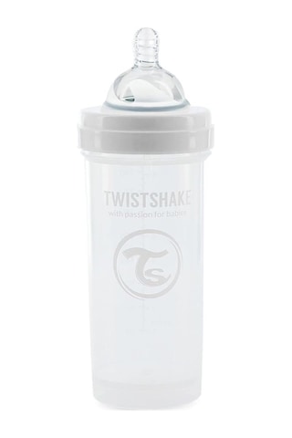 Twistshake Anti-kolik Bebek Biberonu Beyaz 2 + Ay 260 Ml