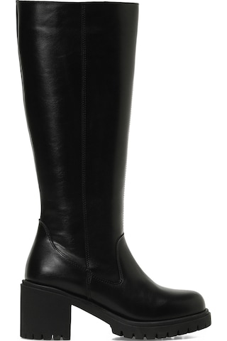 Butigo 25k-6009 5pr Siyah Kadın Topuklu Çizme 000000000102054645 Siyah