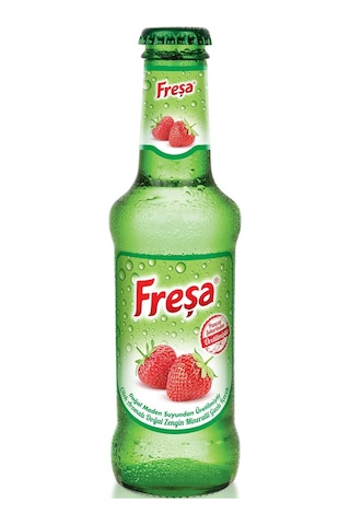 Freşa Çilek Aromalı Doğal Zengin Mineralli Gazlı İçecek 4'lü 6 x 200 ML