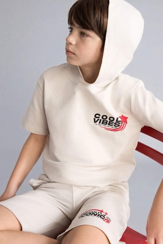 Defacto Sweatshirt Kumaşı 2li Takım Erkek Çocuk H0327a826smgr503 Gri-gr503