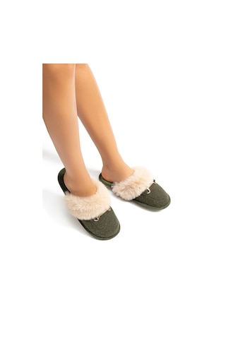 Twigy Ania Kadın Ev Terliği Yeşil 36/41 EE0101 Yeşil