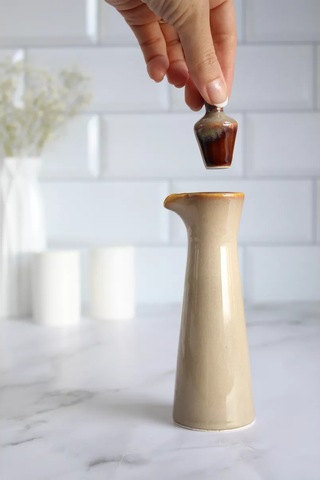 Ulol Brend Seramik Sosluk Kapağıyla 120 Ml 202513566 Bej