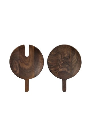 Ikea Olıvtrast Servis Takımı, Ceviz, 16 Cm, 2 Parça