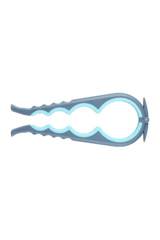 Xindoker Zayıf El Gücü Ve Artritli Kişiler İçin Mavi Çok Fonksiyonlu Kolay Kapağı Açıcı Şişe Ve Konserve Açma Özelliği Mavi