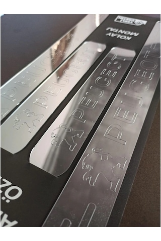 Peugeot 206 Uyumlu Kapı Eşiği 4'lü Set Ön Arka