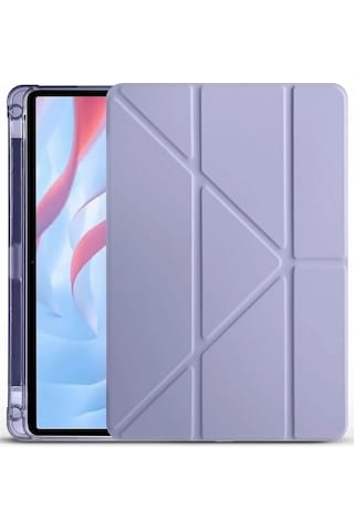 Huawei Honor Pad X9a Kalemlikli Mars Tablet Kılıfı - Lila Laptop Çantası