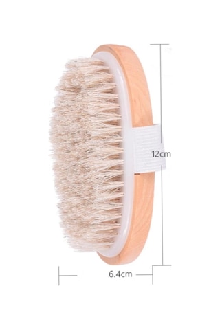 Parlak Ve Pürüzsüz Görünüm Sağlayan %100 Doğal At Kılı Selülit Fırçası Oval Diğer Çok Renkli