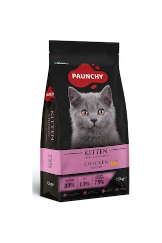 Paunchy Tavuklu Yavru Kedi Maması 15 KG