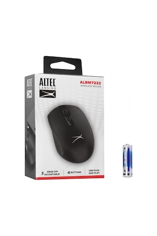 Altec Lansing ALBM7222 2.4 Ghz Usb 1200 Dpı Kablosuz Optik Mouse