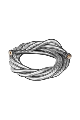 Kosona 3m Çelik Gümüş Duş Hortumu - Bakır Uçlu, Patlama Dayanıklı, Sıcaklık Dayanıklı 70 C , Kink Olmayan, Ev Banyo Kullanıma Uygun Diğer