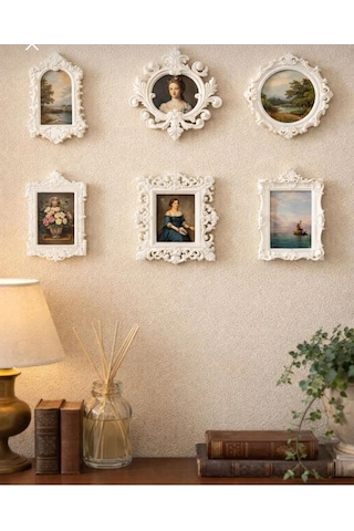 Housetrend Mini Çerçeveler 6 Lı Ev Dekorasyonu Museum Of Us Sevgililer Günü Mini Müze Dekoru Beyaz Sku: Smgstkae3b8bb39d