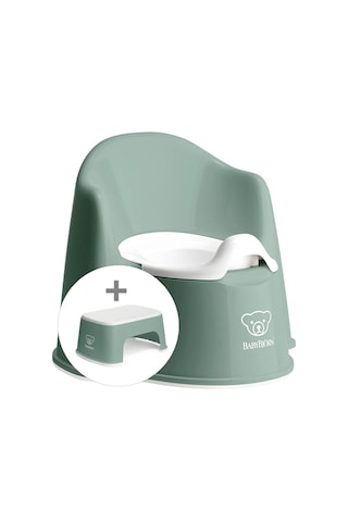 Babybjörn Eğitici Koltuk Oturak & Safe Step Banyo Basamağı - Deep Green