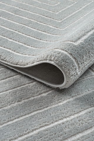 Mariesse Home Zen Koleksiyonu Bambu Dokulu Modern Sık Dokuma Halı - Salon Oturma Odası Halısı 0597a Gri