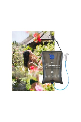 Tenfowee 15l Taşınabilir Tpu Kamp Duş Çantası, Dışarıda Konforlu Duş İçin, Seyahat Ve Doğa Maceraları İçin Uygun Diğer