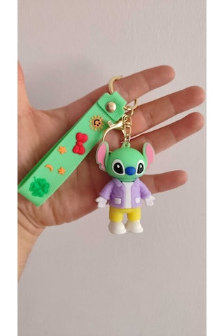 Stitch Silikon Anahtarlık Büyük Boy Çanta Aksesuar