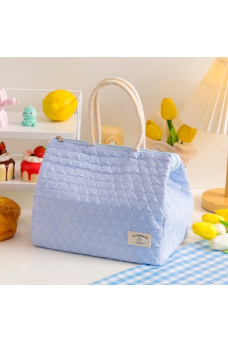 Termal Ve Soğuk Öğle Yemeği Çantası Çantası-mavi Açık Mavi