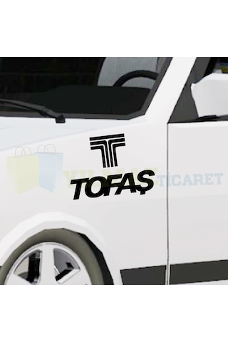 Tofaş Logo Oto Sticker Çıkartma Yapıştırma Kaput Araç Etiket 2 Ad