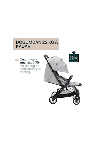 Chicco Goody Xplus Bebek Arabası Pearl Grey 00087040840000