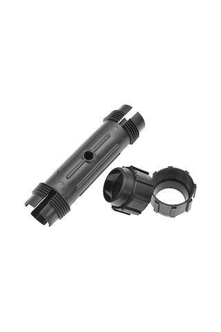 Shineyee Kano Ve Tekne Dalgalarını Güçlü Bağlayan Abs Malzeme Lüx Konnektörler 2 Adet - İç Çap 2.9 Cm, Dış Çap 3.5 Cm Siyah