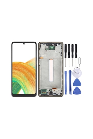 Samsung Galaxy A33 5g Sm-a336 Digitizer Çerçeveli Tam Montaj Uyumlu Oled Lcd Ekran