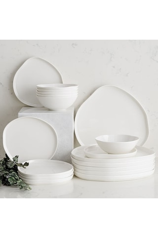 Mudo Home Aspendos Pasta Tabağı Seti 20cm - 6lı Diğer