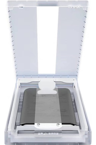 Galaxy Uyumlu S22 Ultra Zore Uygulama Aparatlı 6in1 Easy Privacy Body Ekran Koruyucu-siyah