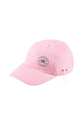 Converse Gri Logo Pembe Şapka 01-Spk101-16