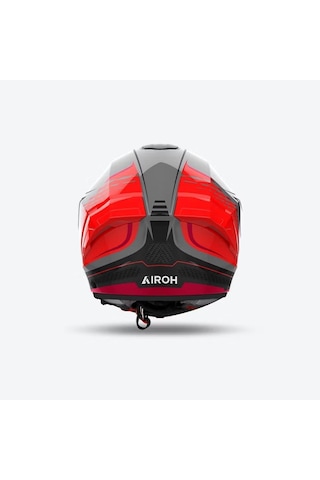 Airoh Matryx Rocket Motosiklet Kaskı Gri - Kırmızı