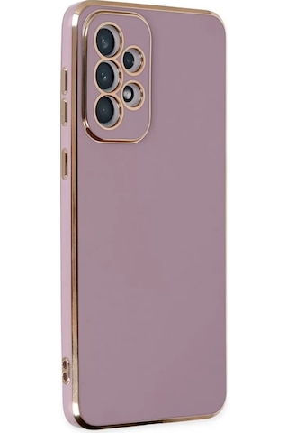 Newface Samsung Uyumlu Galaxy A73 5g Kılıf Volet Silikon - Mor Resimdeki
