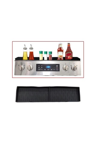 Bosphorusboutique02 Suntek Mutfak Manyetik Raf, Ocak Üzeri Organizasyon Siyah Diğer