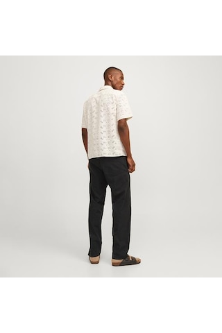 Jack&jones Jack Jones Pantolon Kane Summer Linen Blend Jogger Siyah