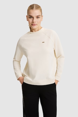 U.S. Polo Assn. Kadın Krem Bisiklet Yaka Basic Sweatshirt 50328980-vr071