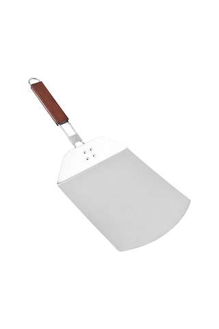 Homyl Kürek Pizza Kabuklu Ekmek Spatula Pişirme Tepsisi Gümüş GÜmüş