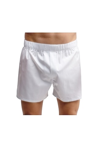 The Don Beyaz Çizgili Exclusive Yırtmaçlı Erkek Boxer