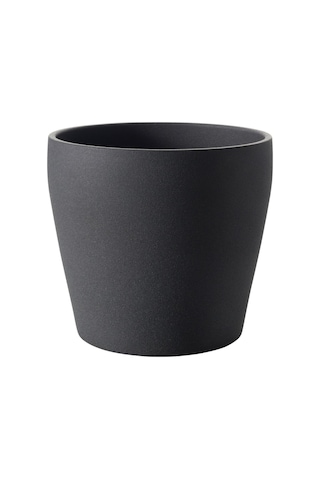 Toprak Saksı, Koyu Gri, 12 Cm 3 Adet