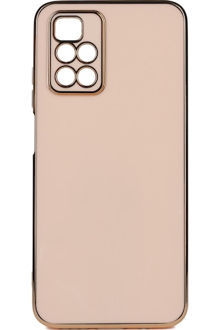 Xiaomi Redmi 10 2022 Kılıf Zore Bark Kenarları Altın Renk Kılıf