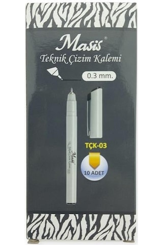 Masis Çizim Kalemi 0,3mm 10 Lu Paket