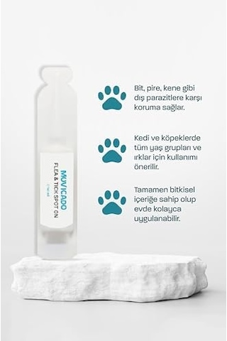Kedi Köpek Worm Stop İç Dış Parazit Damla Tablet Seti