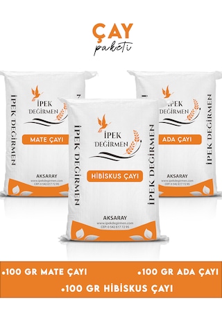 İpek Değirmen 300 Gr Detox Diyet Çay Paketi Hibiskus Mate Ada Çay