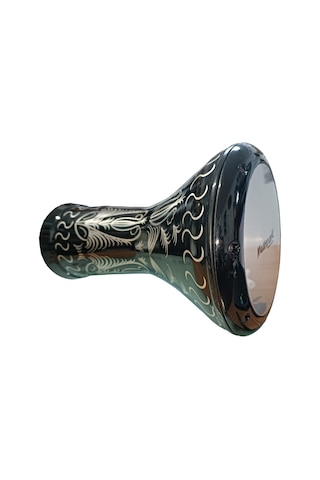Siyah İşlemeli Çömlek Darbuka Masterwork Mısır Darbuka