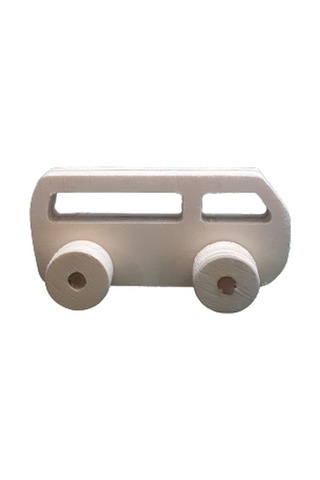 Ahşap 3' Lü Oyuncak Arabalar