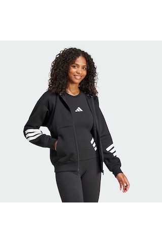 Adidas Future Icons 3-stripes Full-zip Kadın Sweatshirt C-adıje0171b30a00 Siyah