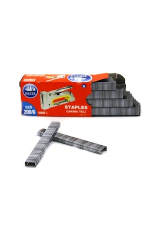 Delta Zımba Teli 200/6 53/6 Kod 201 5000 Adet 24'lü Paket