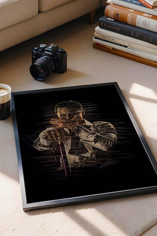 Joker Portre Çerçeveli Tablo - Estetik Poster