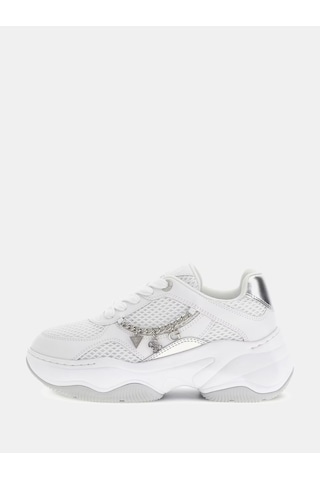 Guess Harpaa Logo Zincirli Kadın Sneaker Ayakkabı Flpharele12 Beyaz