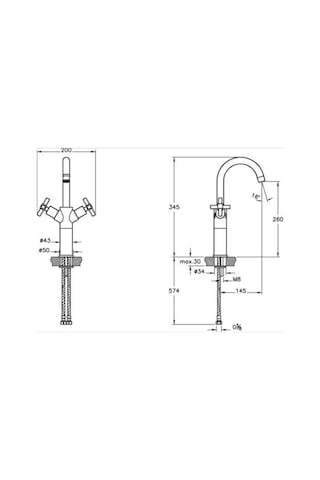 Artema A4085123 Juno Yüksek Lavabo Bataryası Altın